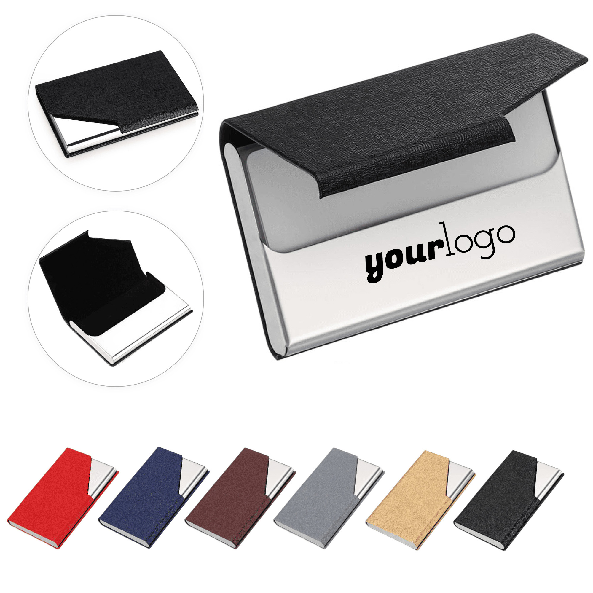Luxury PU Leather Business Card Case 2