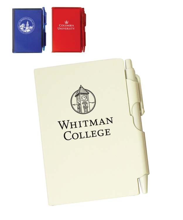 Pocket-Size Notebook Jotter w/Pen Attached 1