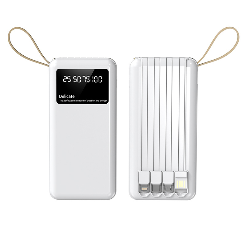 10000 mAh SmartLite 4-In-1 Power Bank W/ LED Display 3