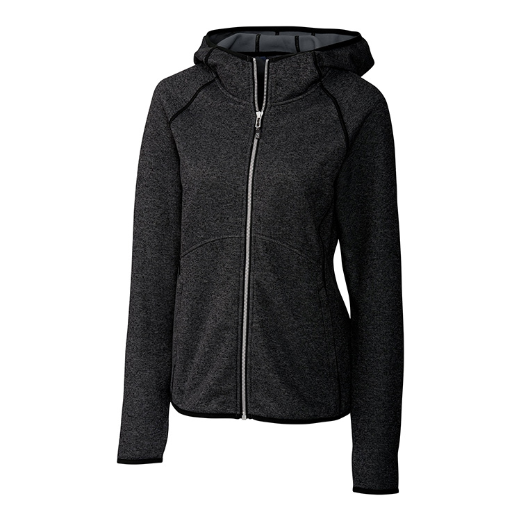 Cutter & Buck Ladies Sweater-Knit Hoodie Full Zip Jacket 5