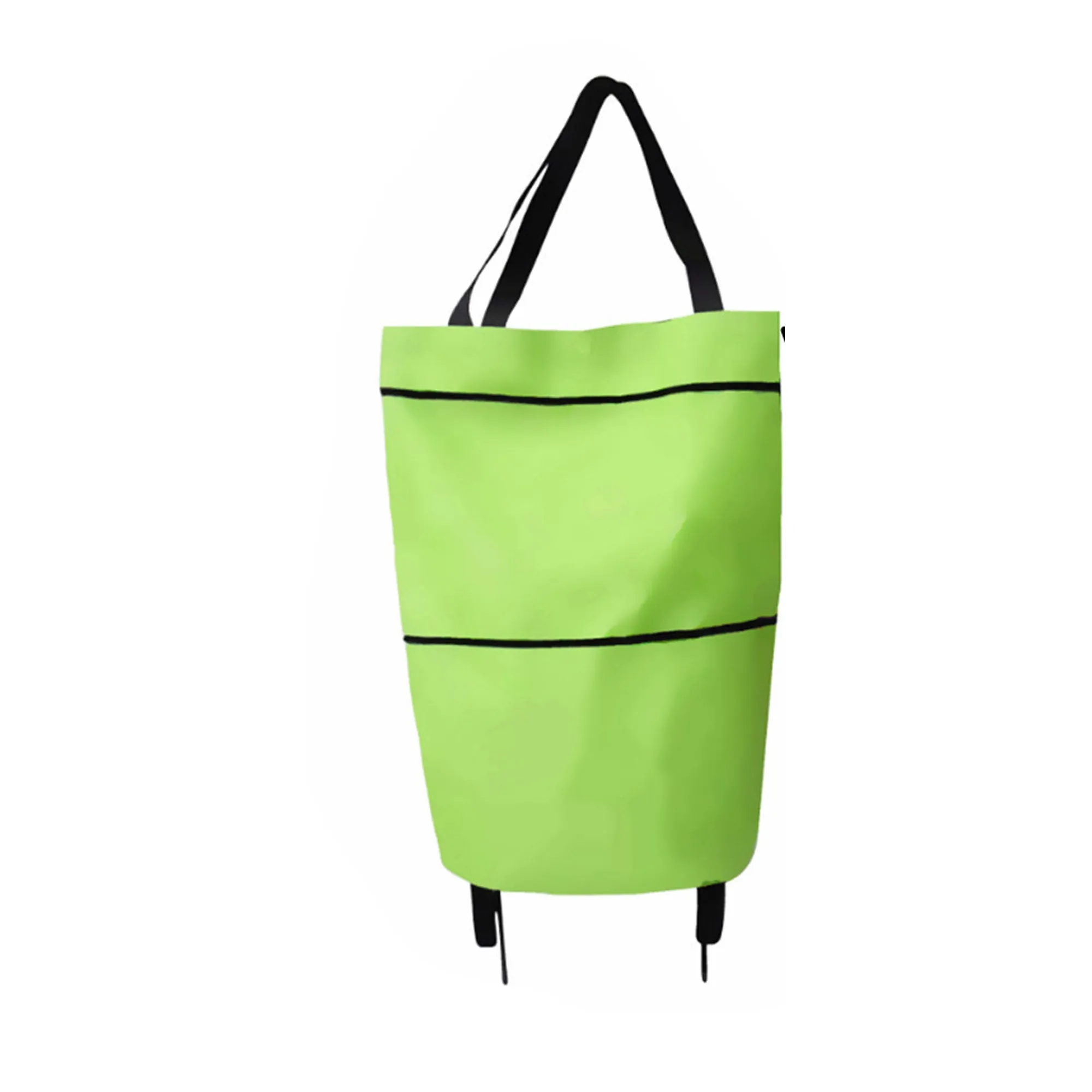Foldable Shopping Bag With Wheel 10pcs 7