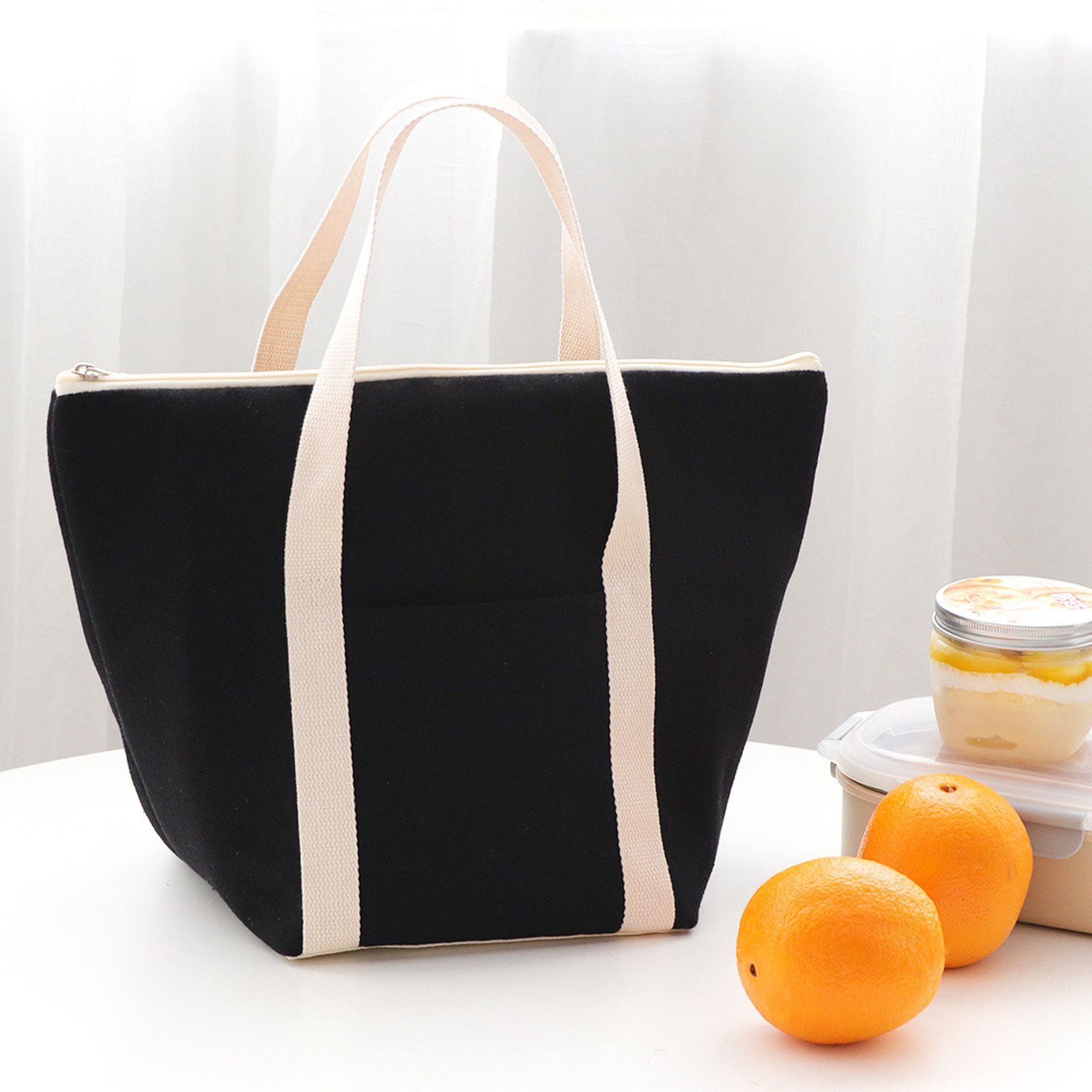 Travel Picnic Leak-Proof Canvas Insulated Cooler Bags 9