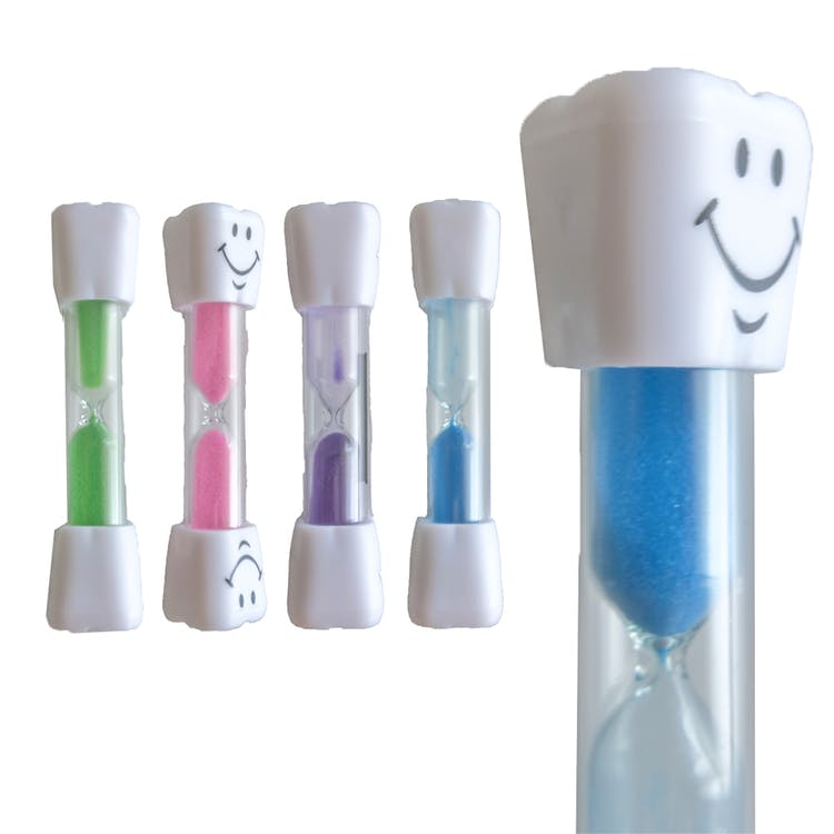 Two Minute Tooth Timers - Assorted Colors Plastic 4" 1