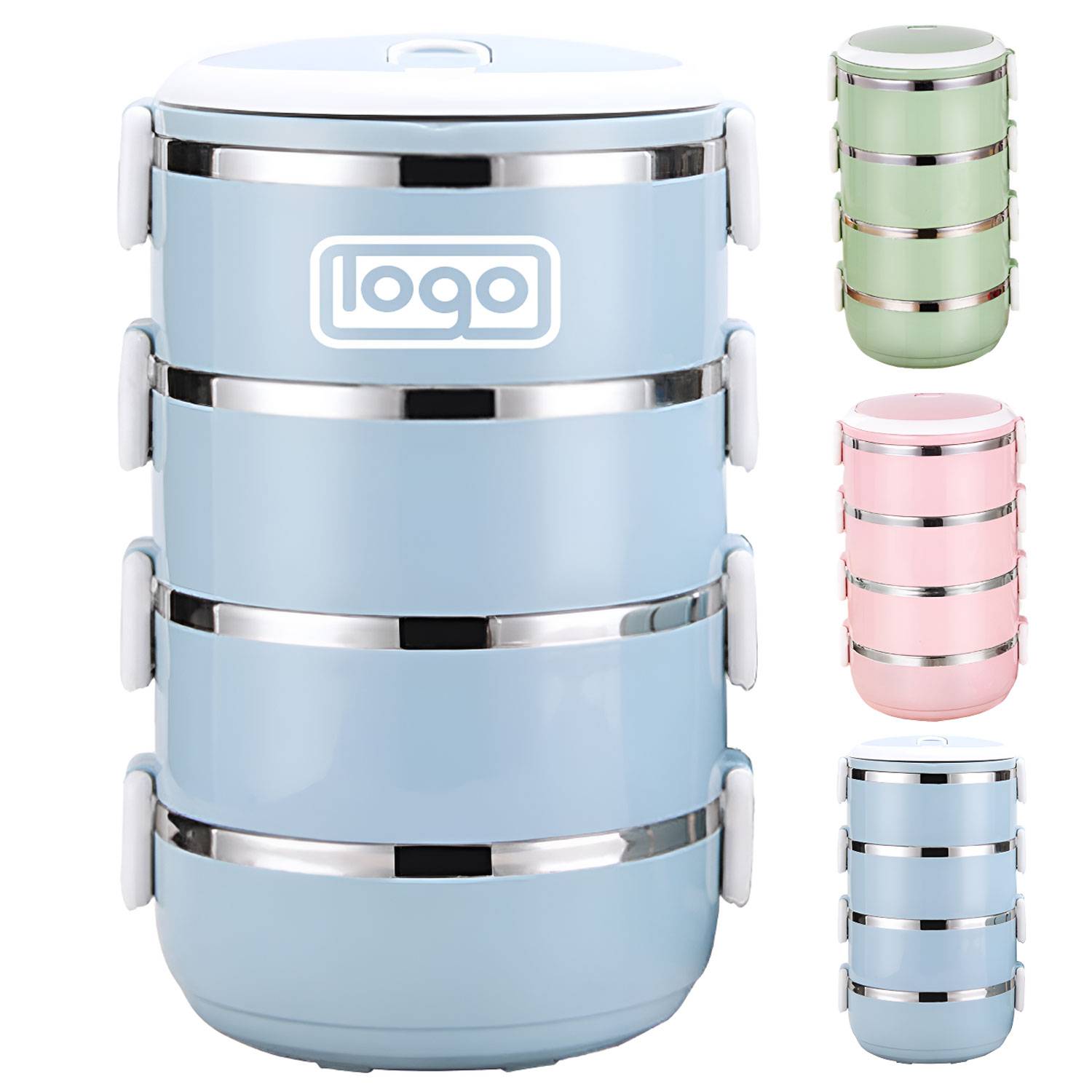 Multi-layer Round Insulated Lunch Box 7
