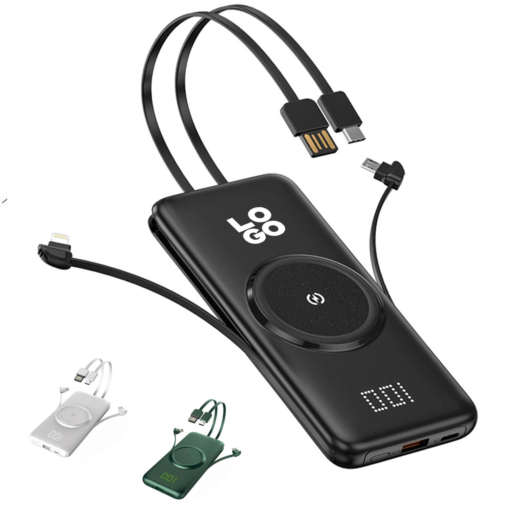 Qi Wireless Charger Power Bank 2
