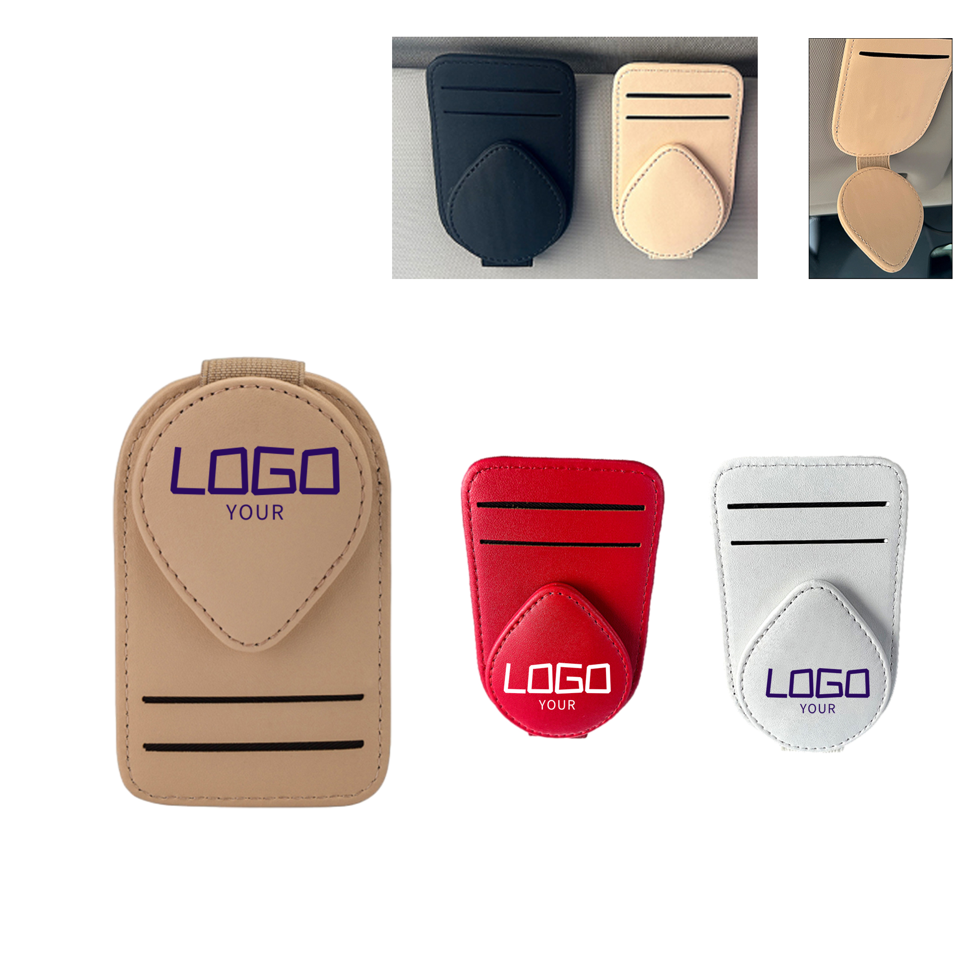 Sunglasses Holder Magnetic for Car Visor 1