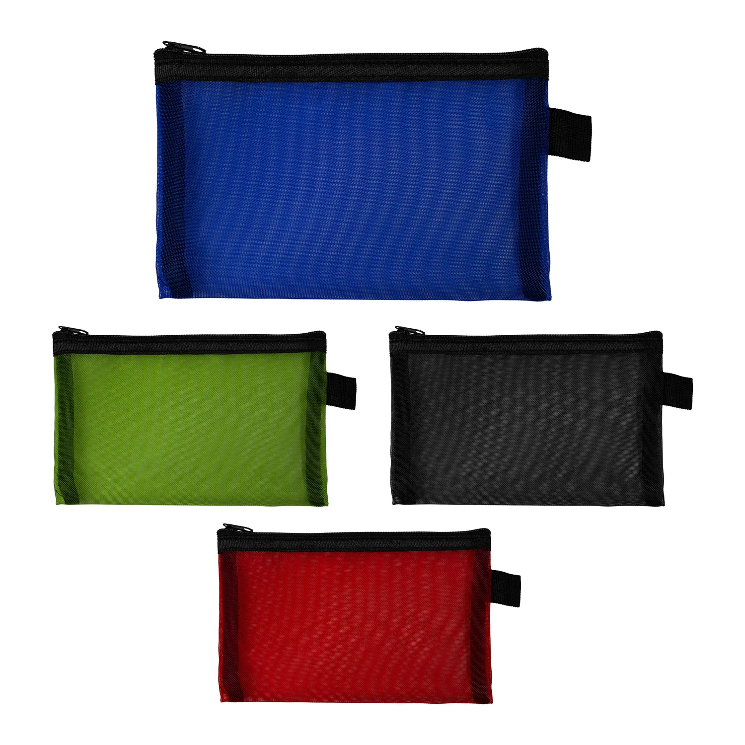 Large Recycled Mesh Zip Pouch 8