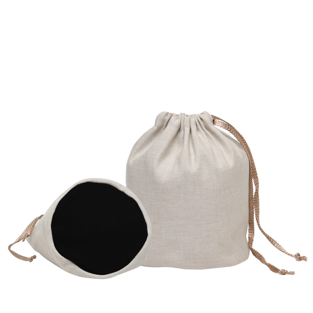 Lightweight Unique Linen Caribou Makeup Bag 2