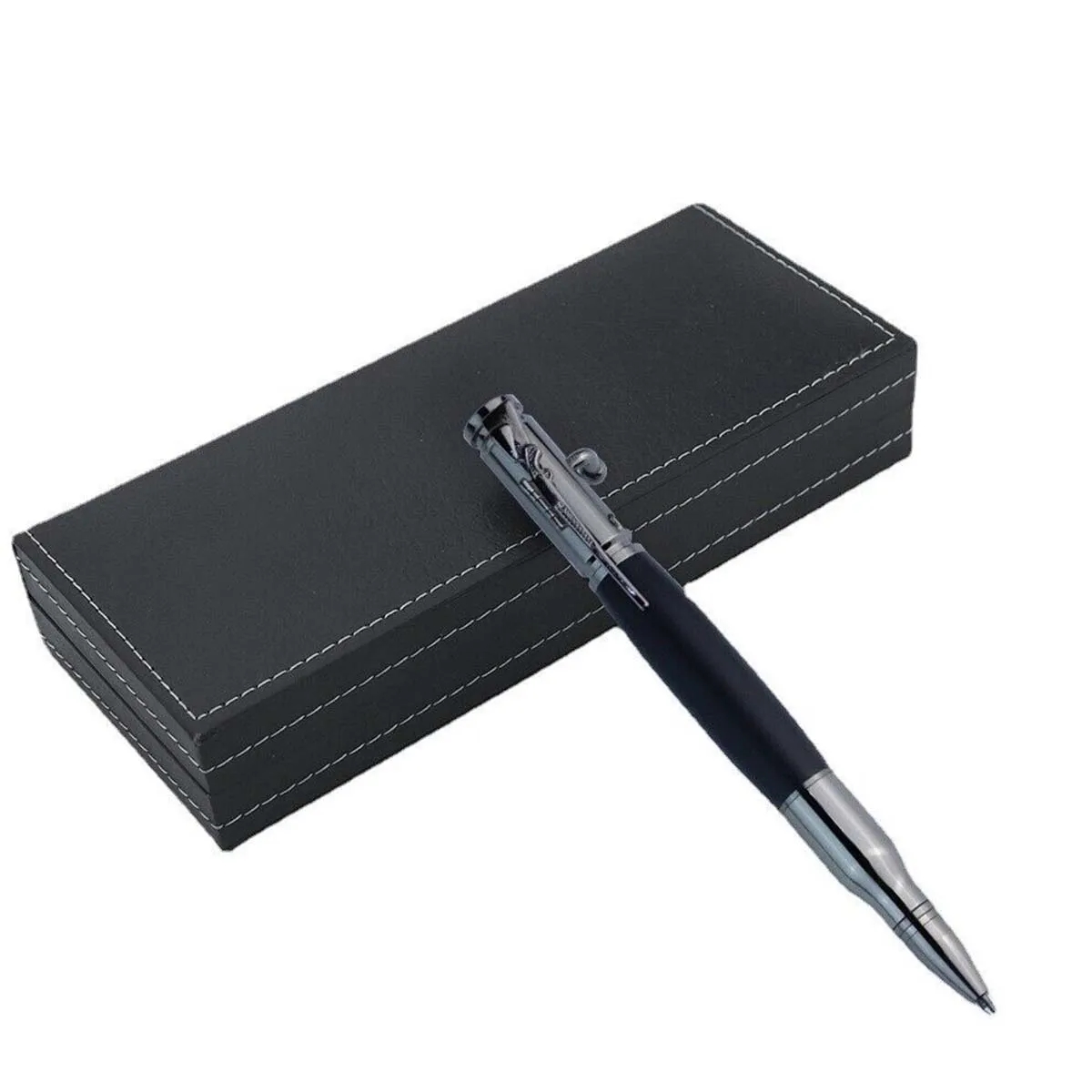 Metal and Wood Bolt Action Ballpoint Pen 9