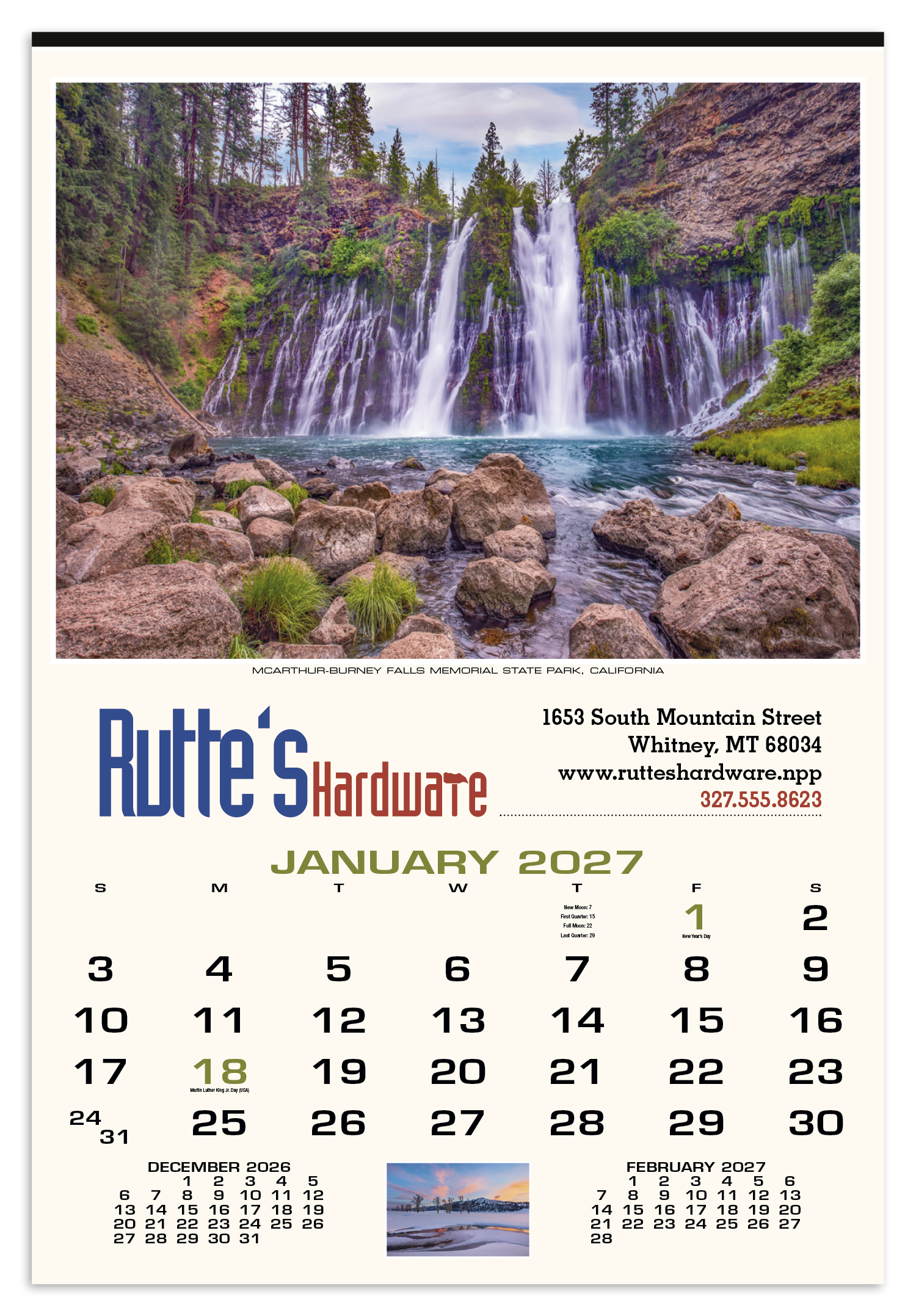 HotLine® Products Scenic America® Executive Calendar 4