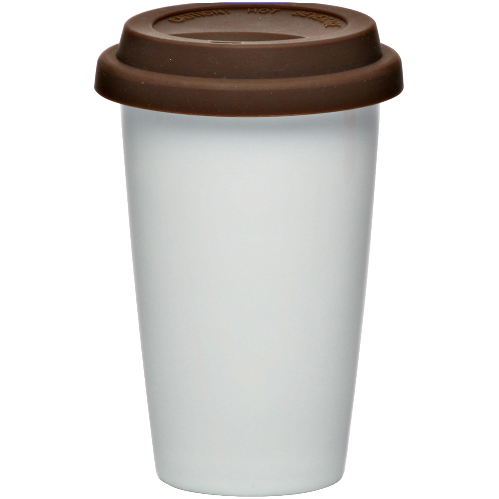 11 oz. Double Wall Ceramic Tumblers with Lid 3