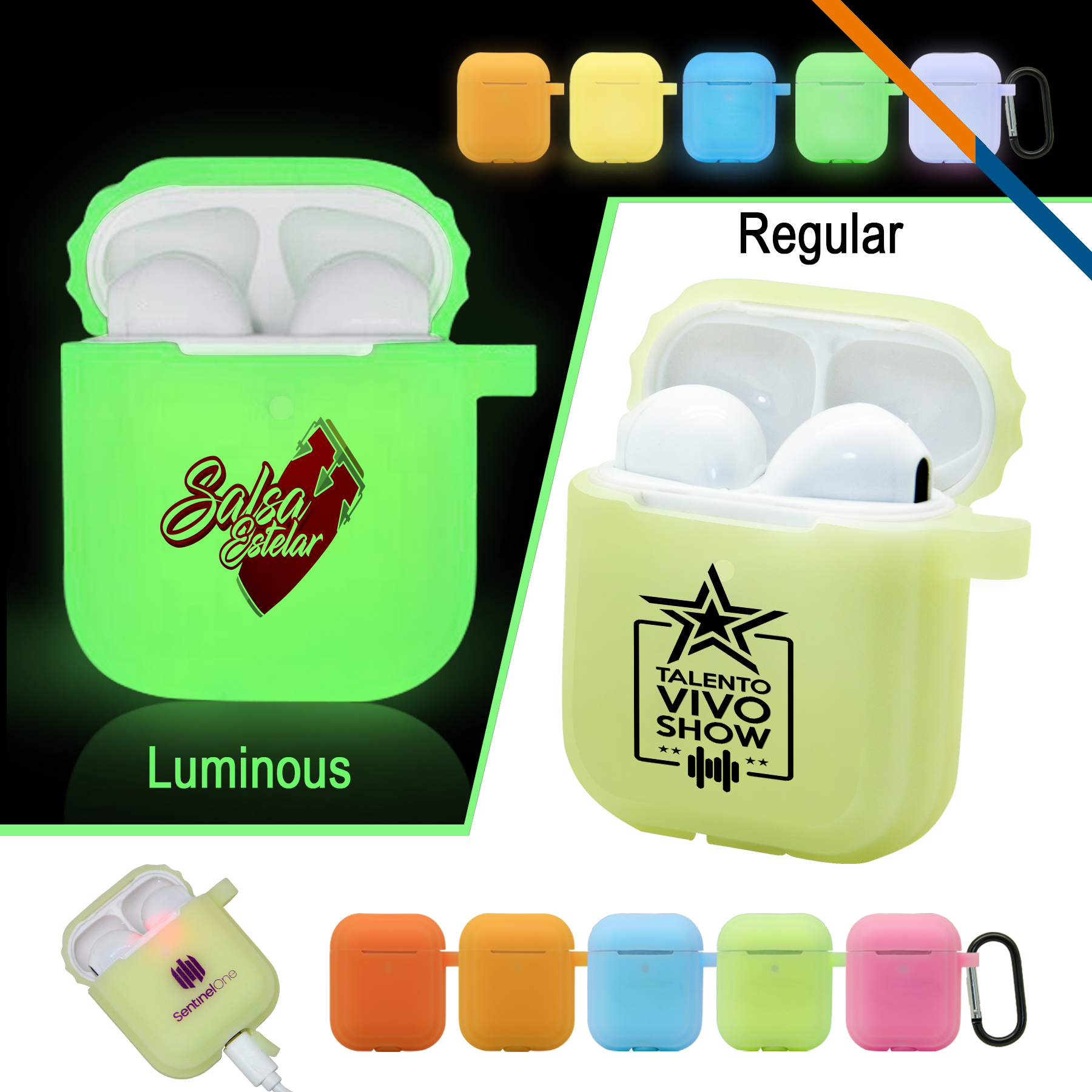 Luminous Airpods Case 1