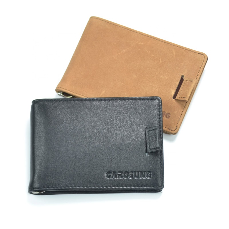 RFID Blocking PU Leather Men's Wallet with Money Clip 1