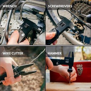 Wrench Hammer Pliers With Multi Tools For Versatile Outdoor Use 13