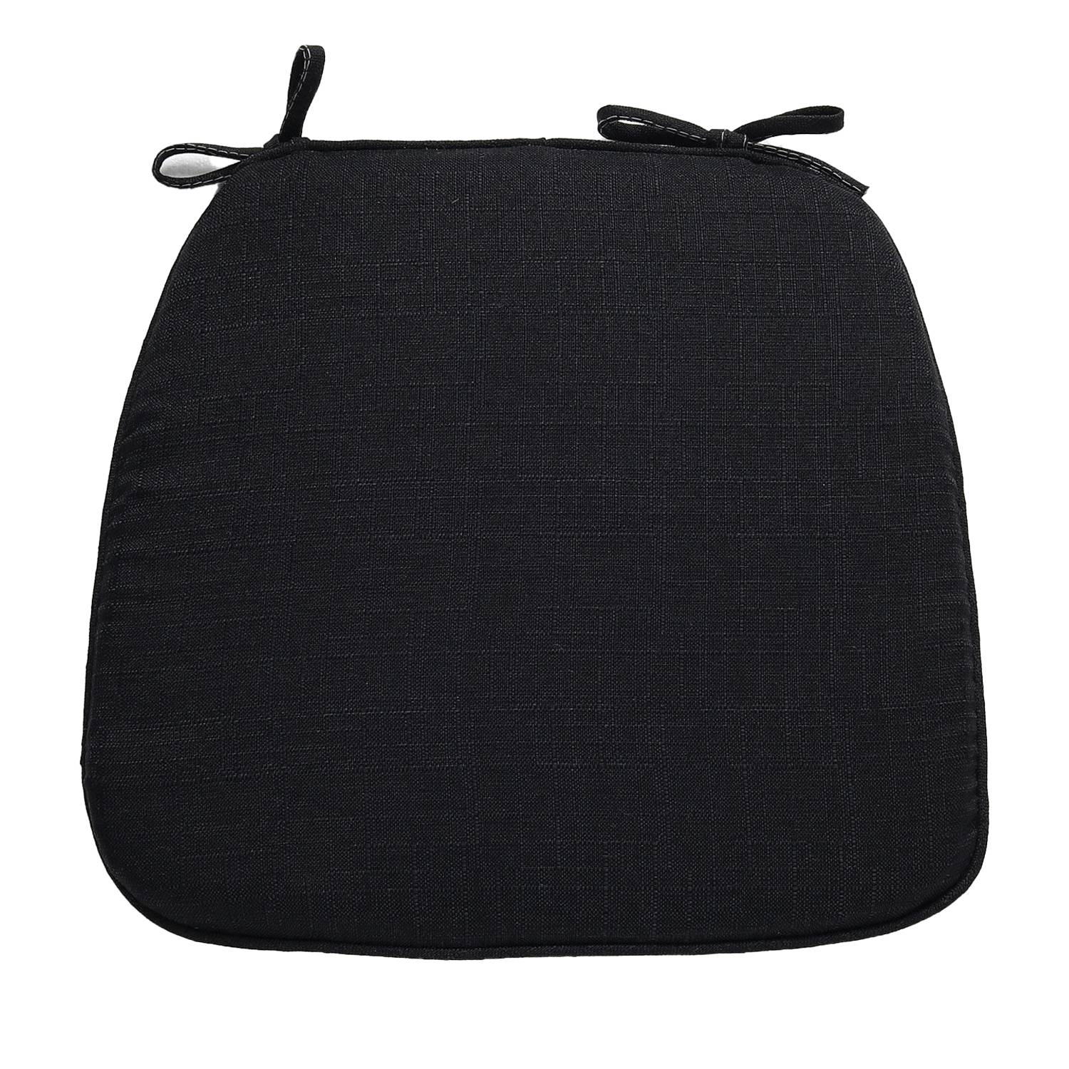 Polyester Universal Non-Slip Chair Seat Cushion w/ Tie 5