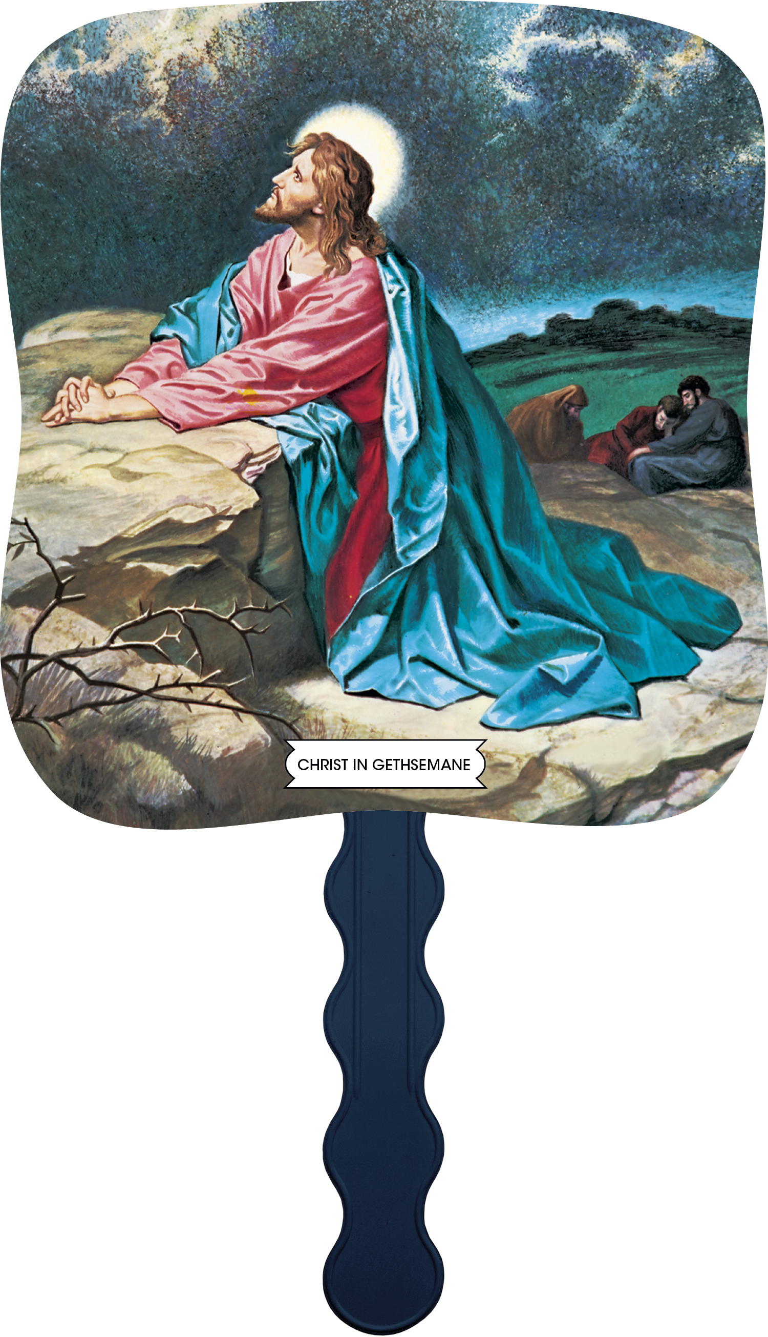 Skinner & Kennedy® Christ In Gethsemane - Pictorial Fan 9