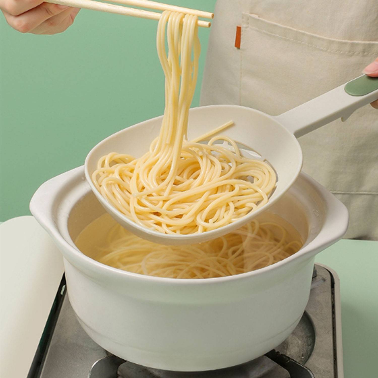 Kitchen noodle spoon food grade high temperature resistant 5