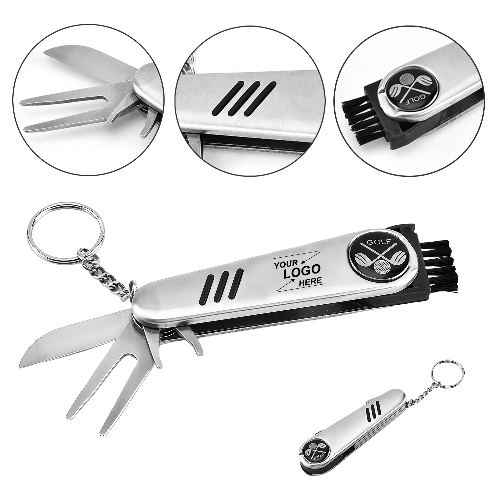 Golf Cleaning and Repair Multi-Tool 2