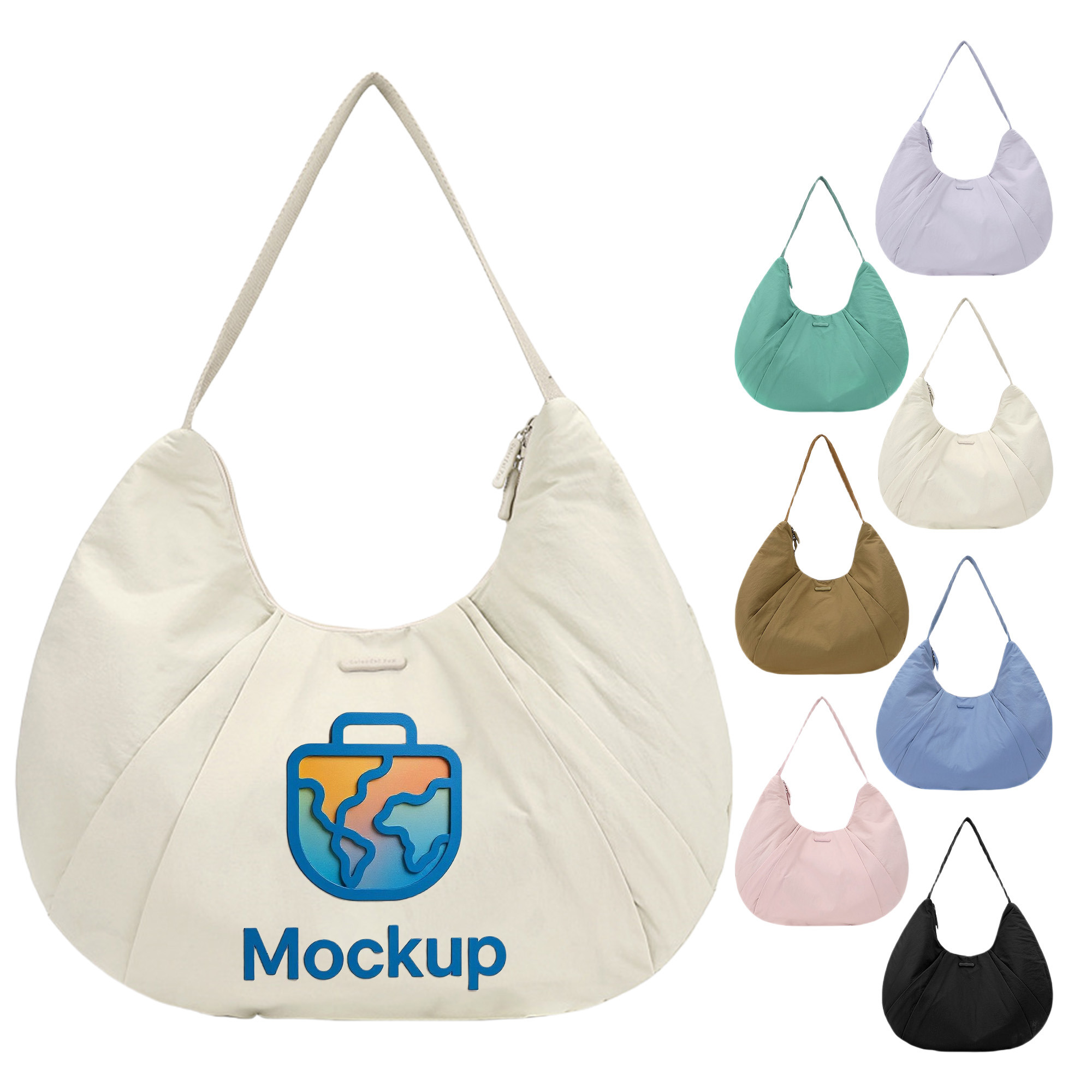 Nylon Crescent Shoulder Bag 9