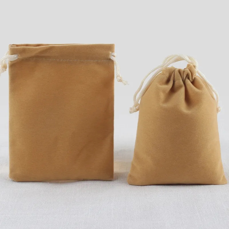 Flannel Drawstring Bag 7