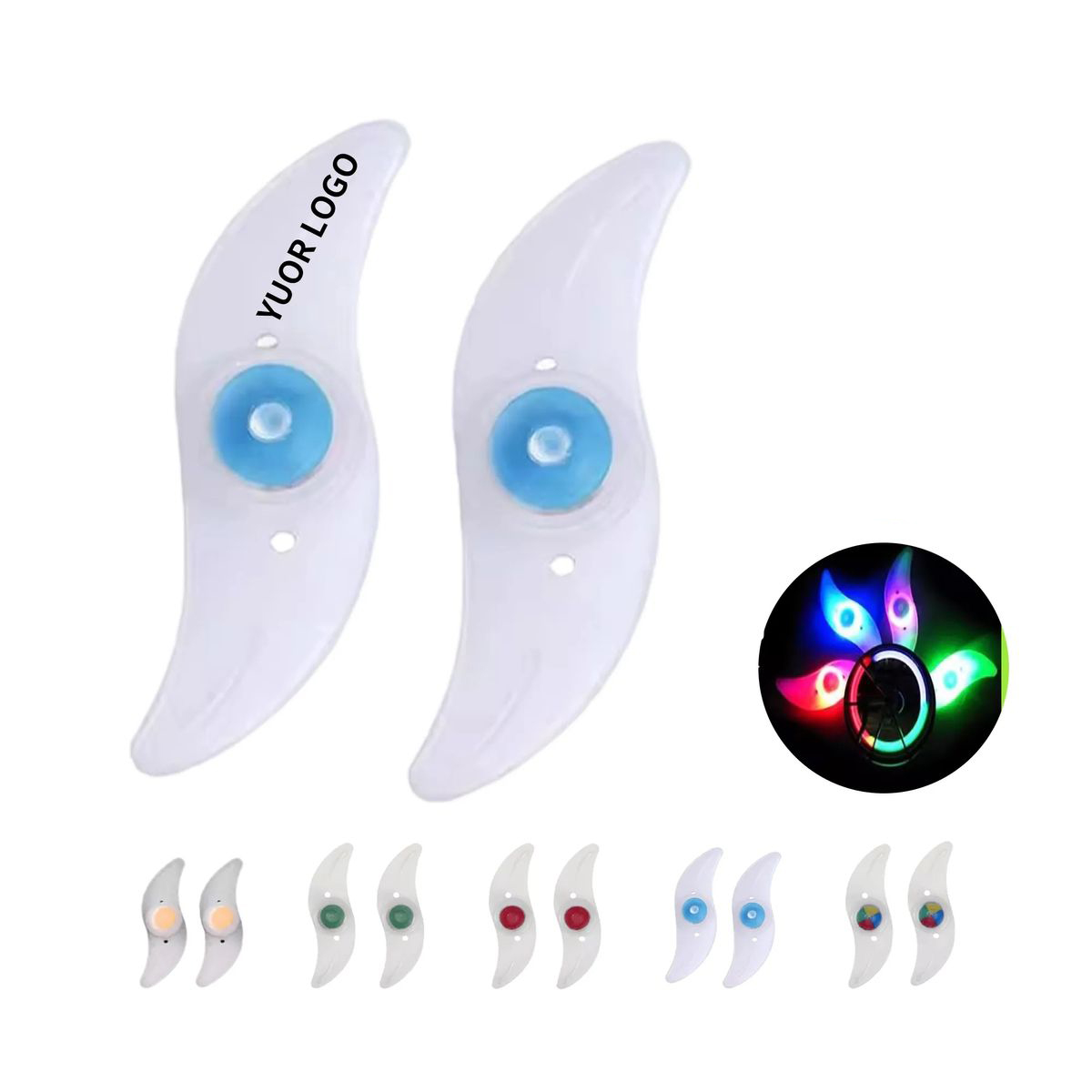 LED Wheel Lights Easy Install for Bicycles 5