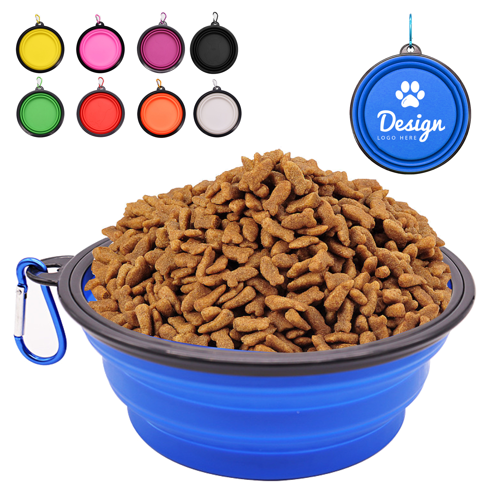 34 oz Foldable Silicone Pet Bowl 4