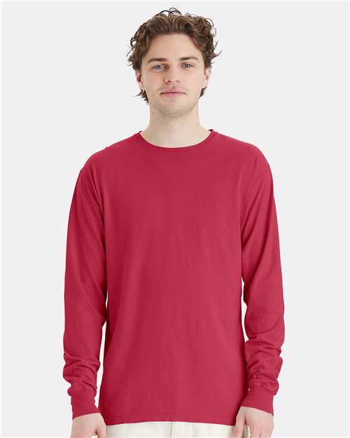 Unisex Garment-Dyed Long Sleeve T-Shirt - GDH200 205