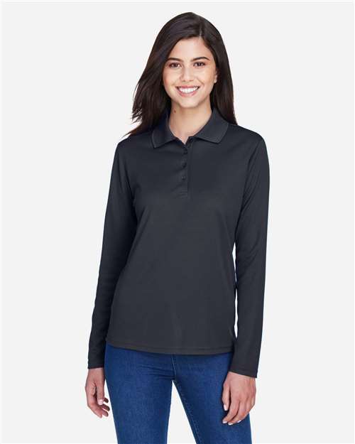 Women's Pinnacle Performance Long Sleeve Piqué Polo - 78192 18
