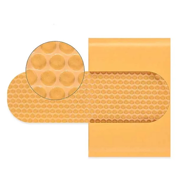Yellow Kraft Bubble Mailers Padded Envelopes Packages 4