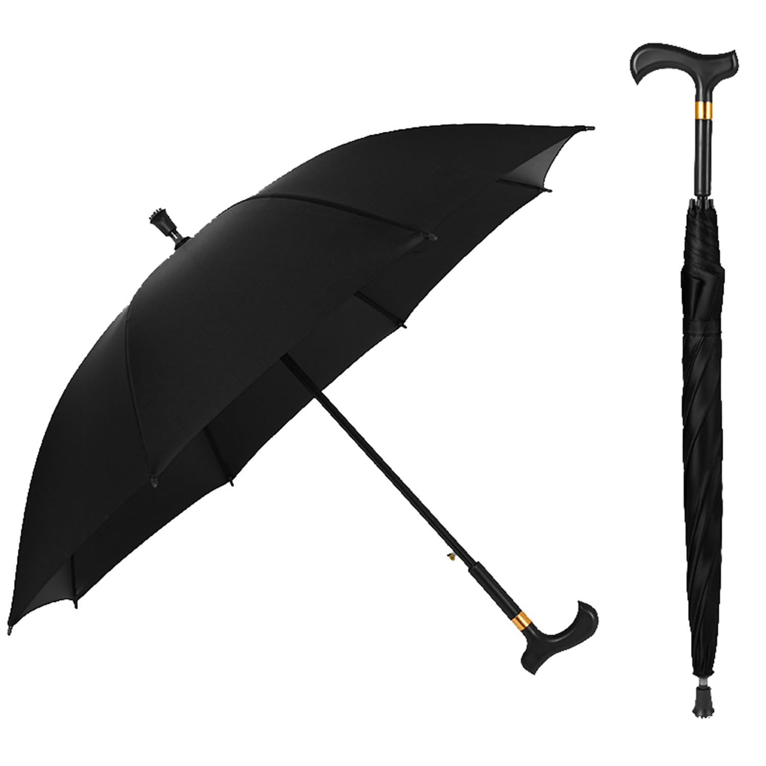 Sturdy Multi-function Auto Long Handle Umbrella-Compact 3
