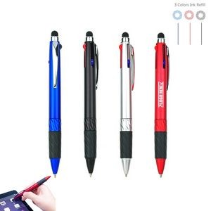 3 Color Ink Pen With Stylus 15