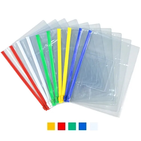 A5 Size Clear PVC Zipper Bag 3