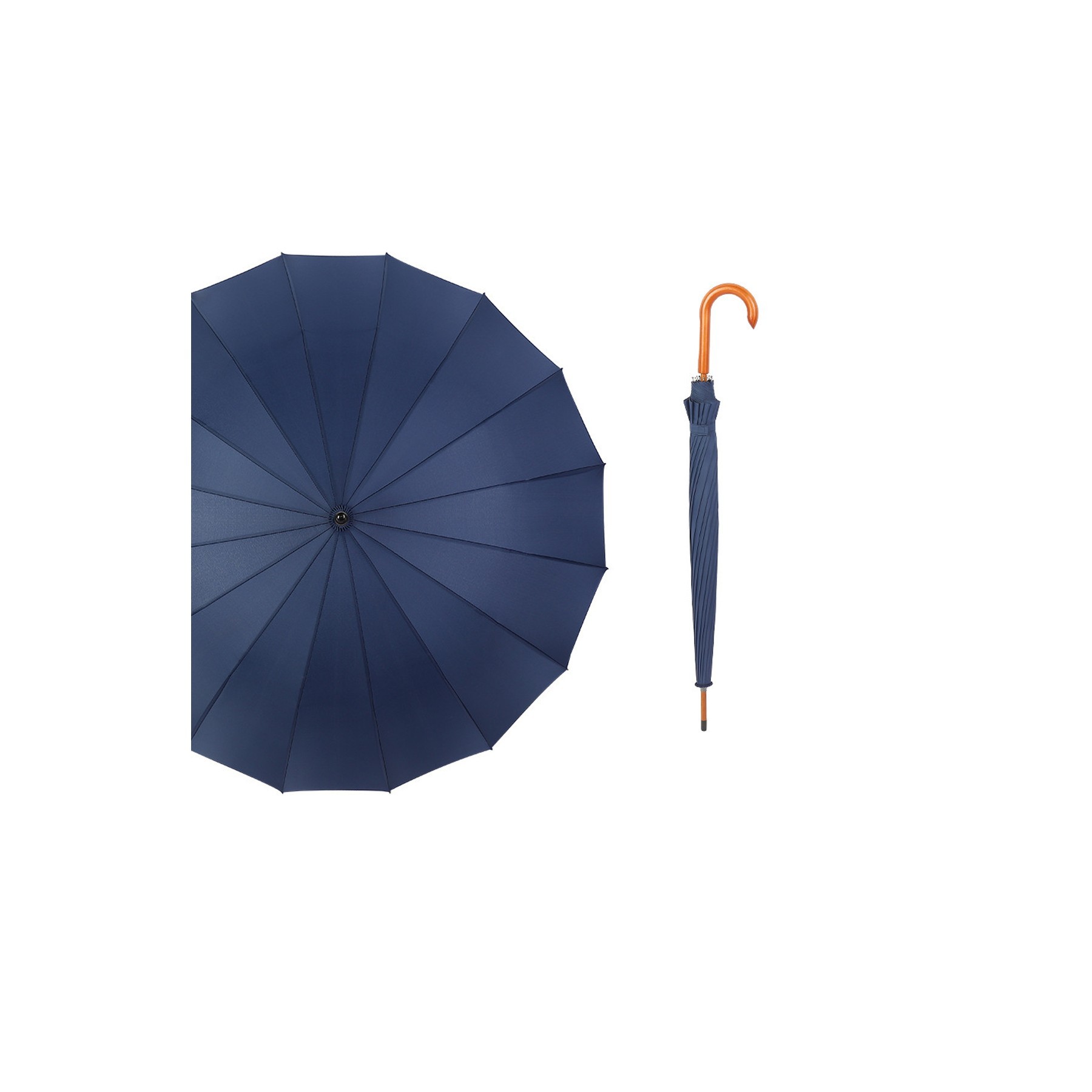 16 Ribs Auto Open Rain Umbrellas 5