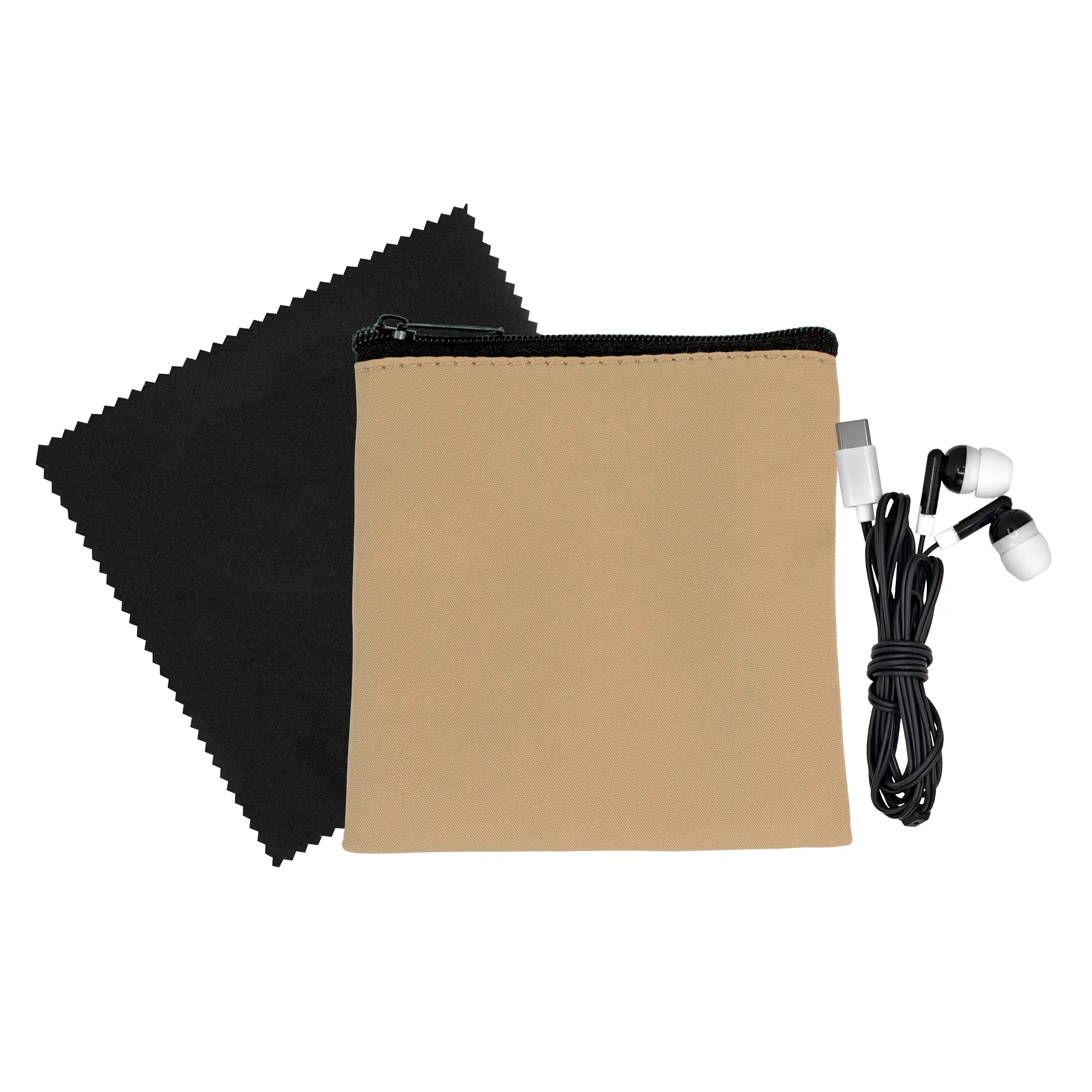 Executive Cloth & Ear Bud Set 6