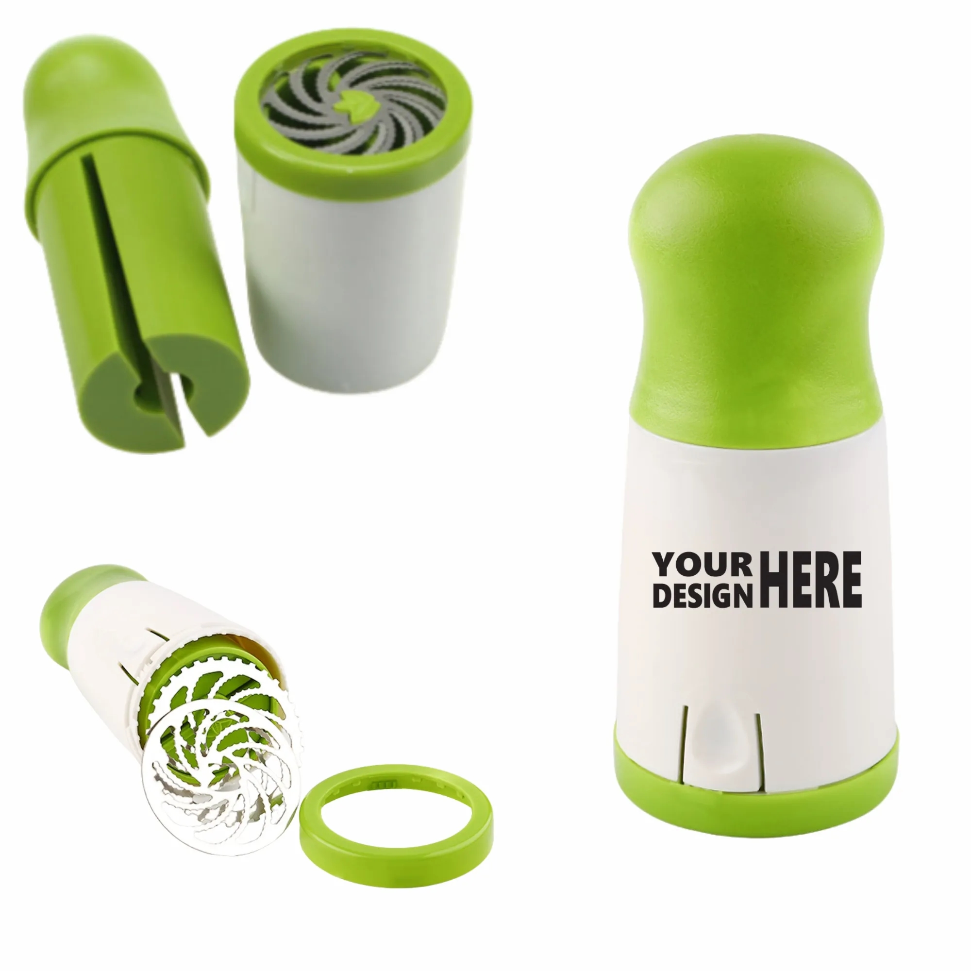 Manual White-Green Herb Chopper For Parsley & Spices