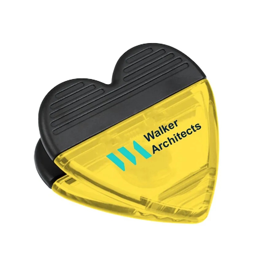 Heart Shaped Plastic Clips 5