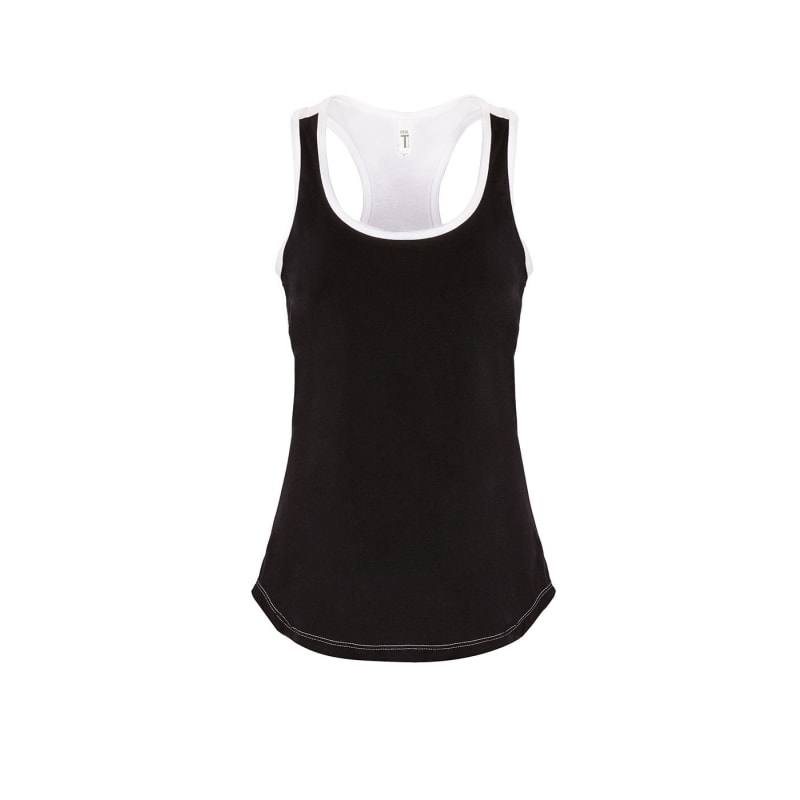Next Level Apparel Ladies' Ideal Colorblock Racerback Tank 14