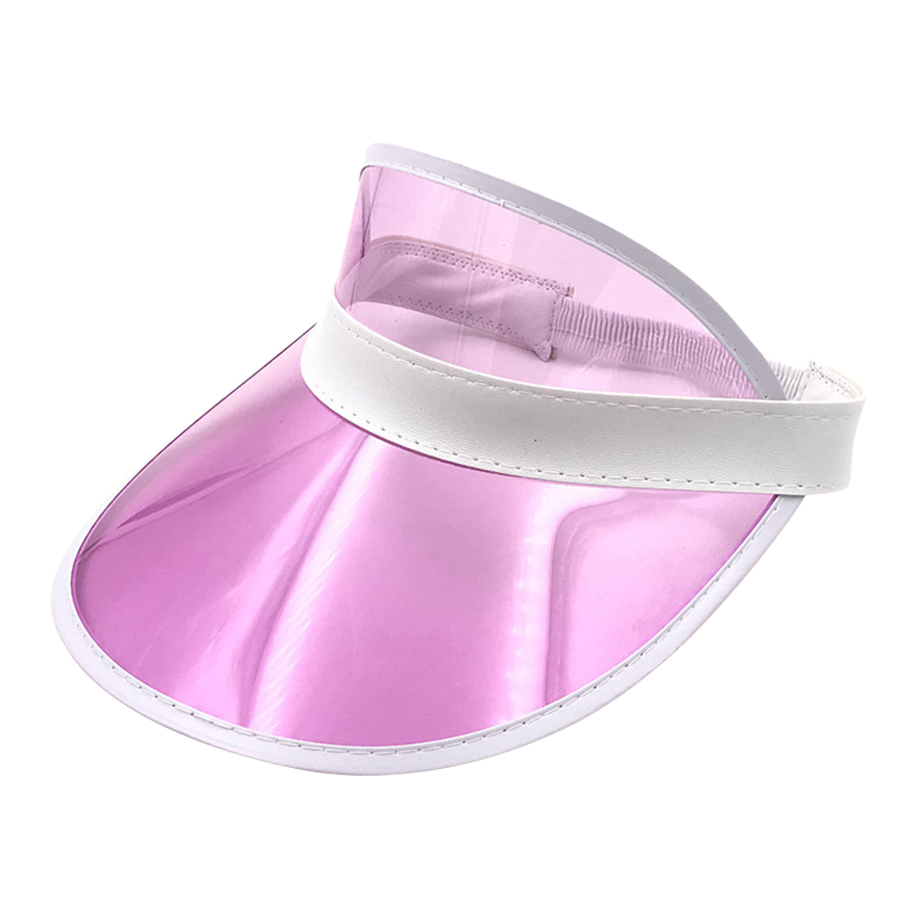 Plastic Clear Sun Visors with UV Protection 10