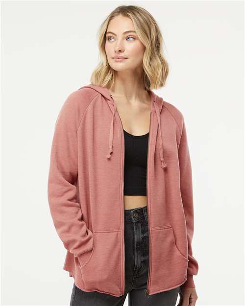 Women's California Wave Wash Full-Zip Hooded Sweatshirt - PRM2500Z 30