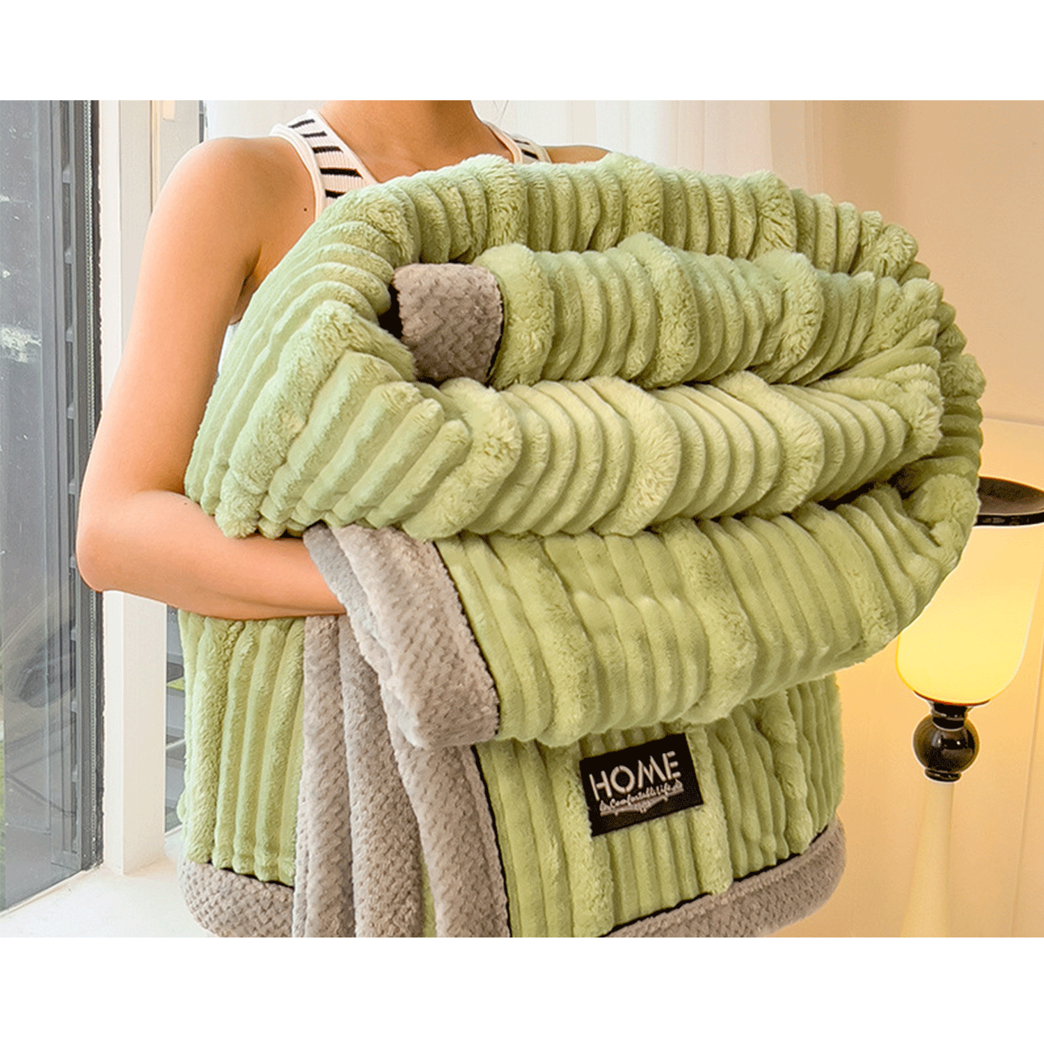 polyester solid color super soft Velvet Flannel blanket 10
