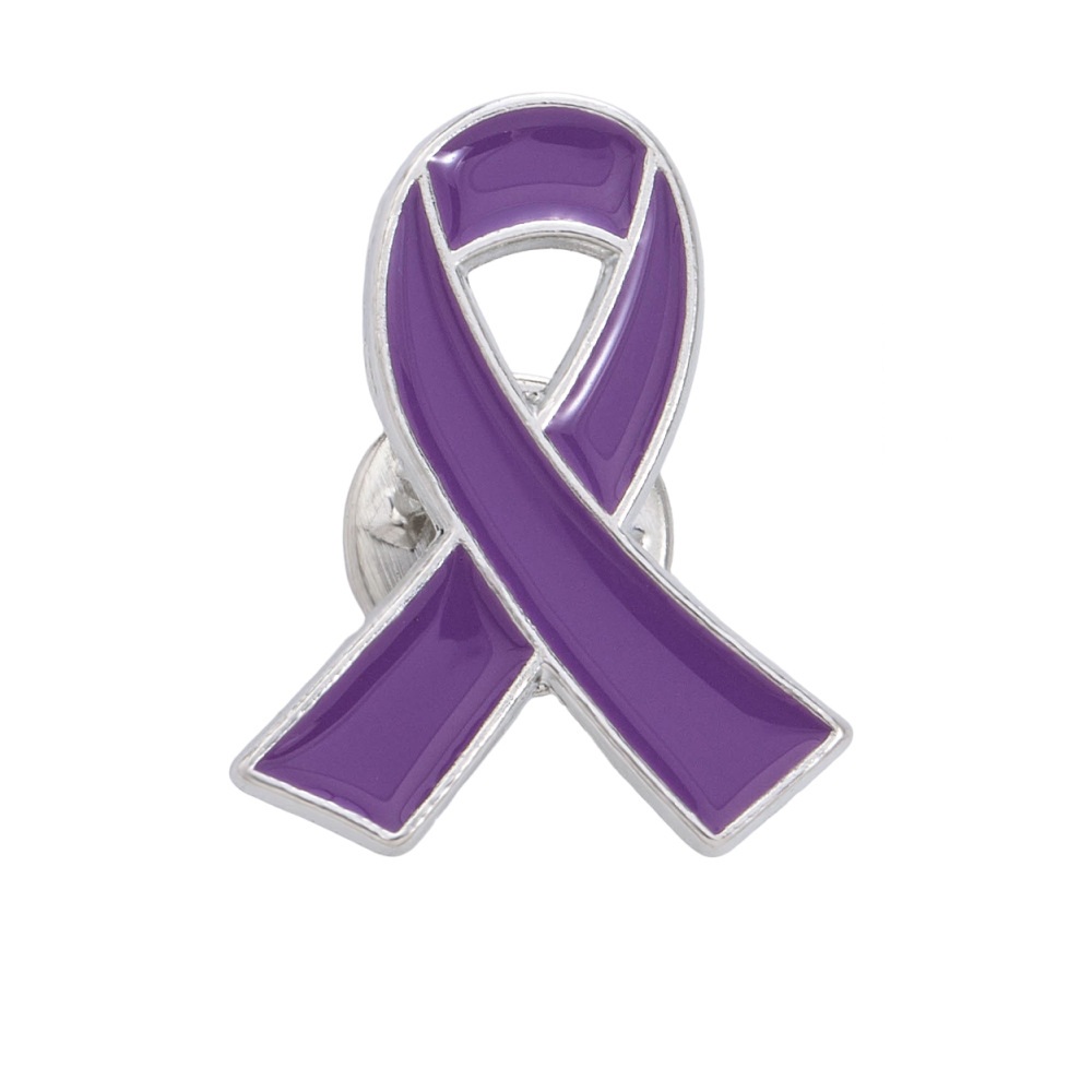 Metal Awareness Ribbon Lapel Pin 6