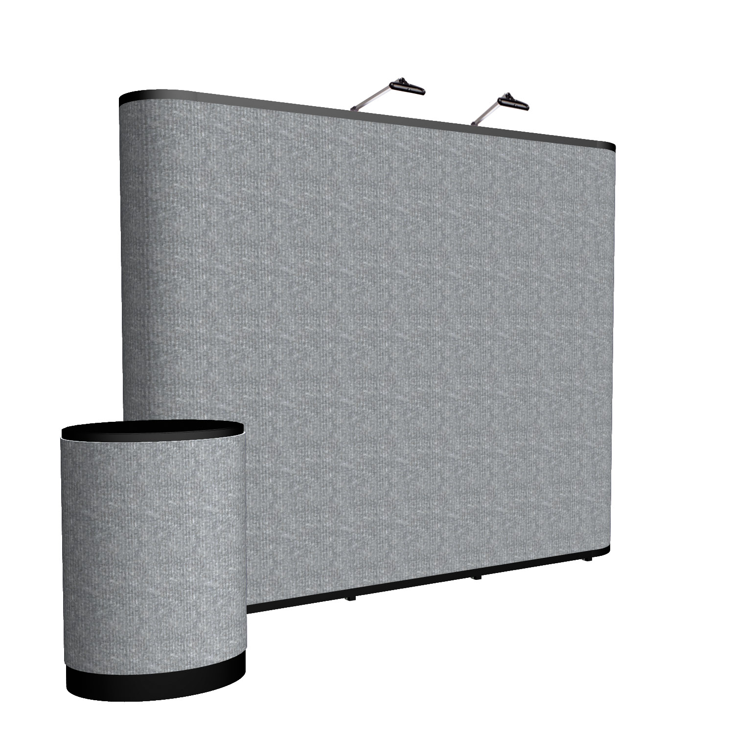 10' Straight Show 'N Rise Floor Display Kit (Fabric) 3