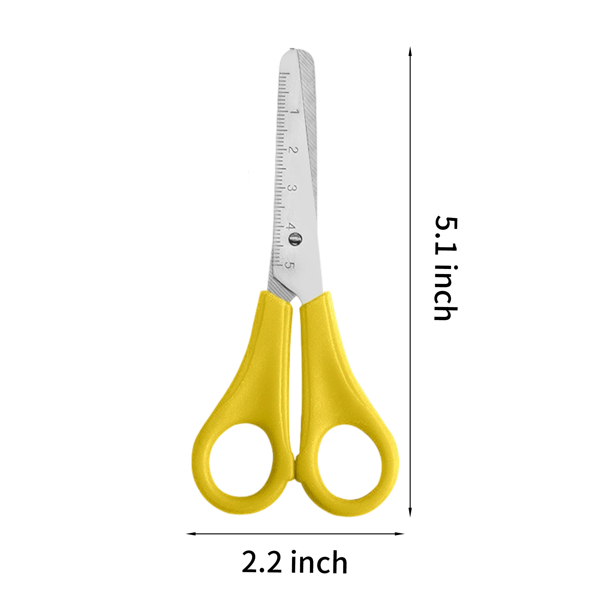 Child Safe Scissor With Ergonomic Handle 2.2" By 5.1" 4