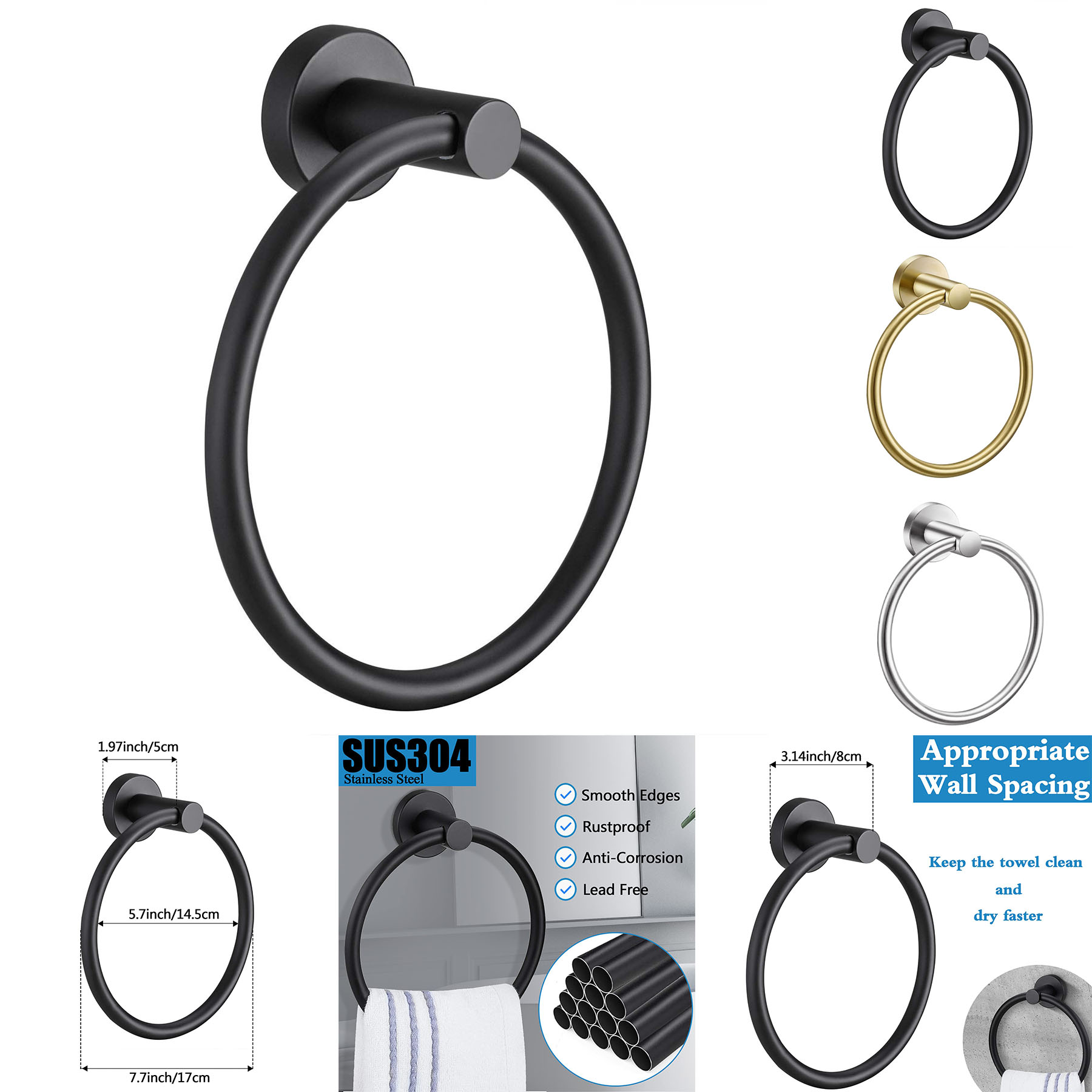 Towel Ring for Bathroom 2