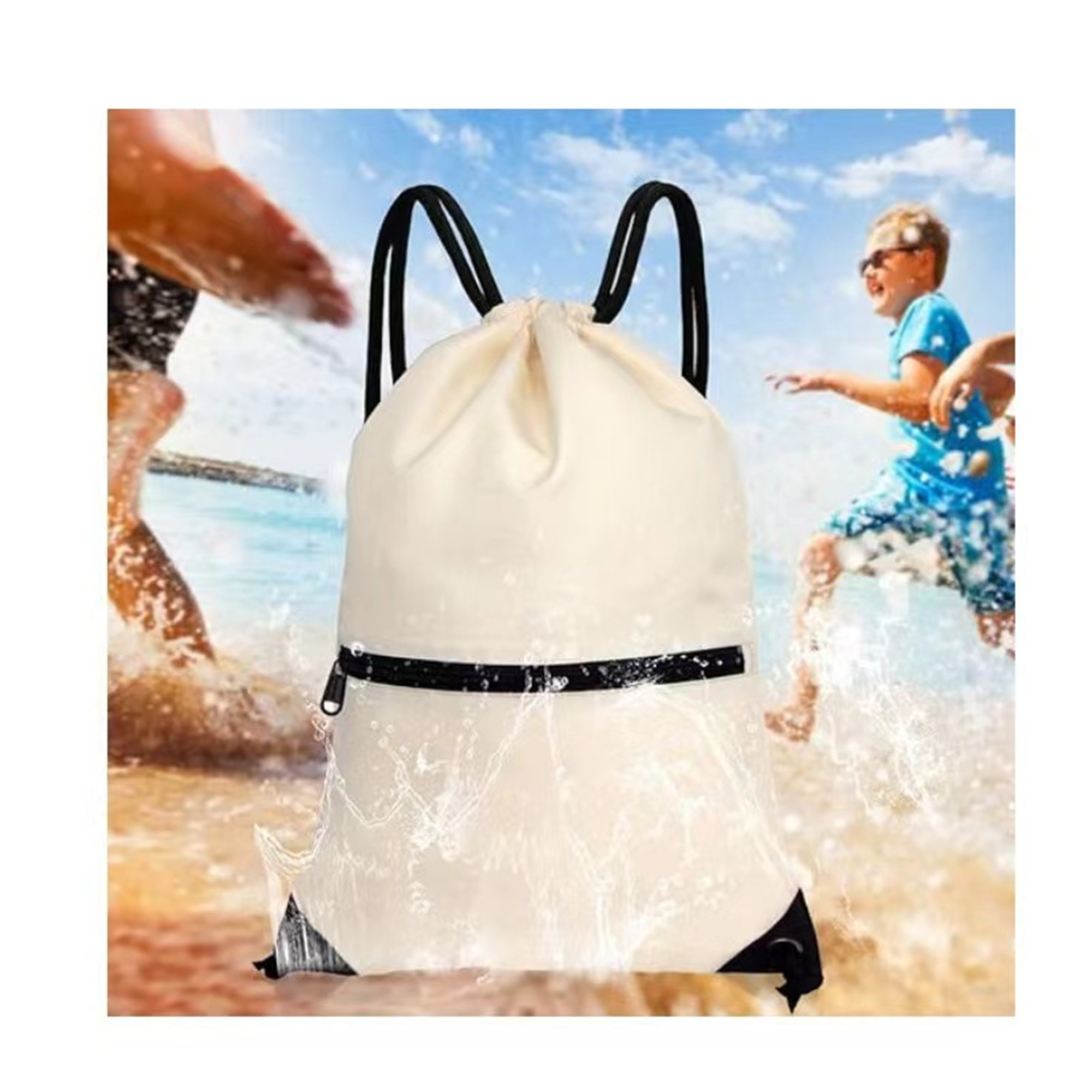 Sport Drawstring Backpack Bag 2