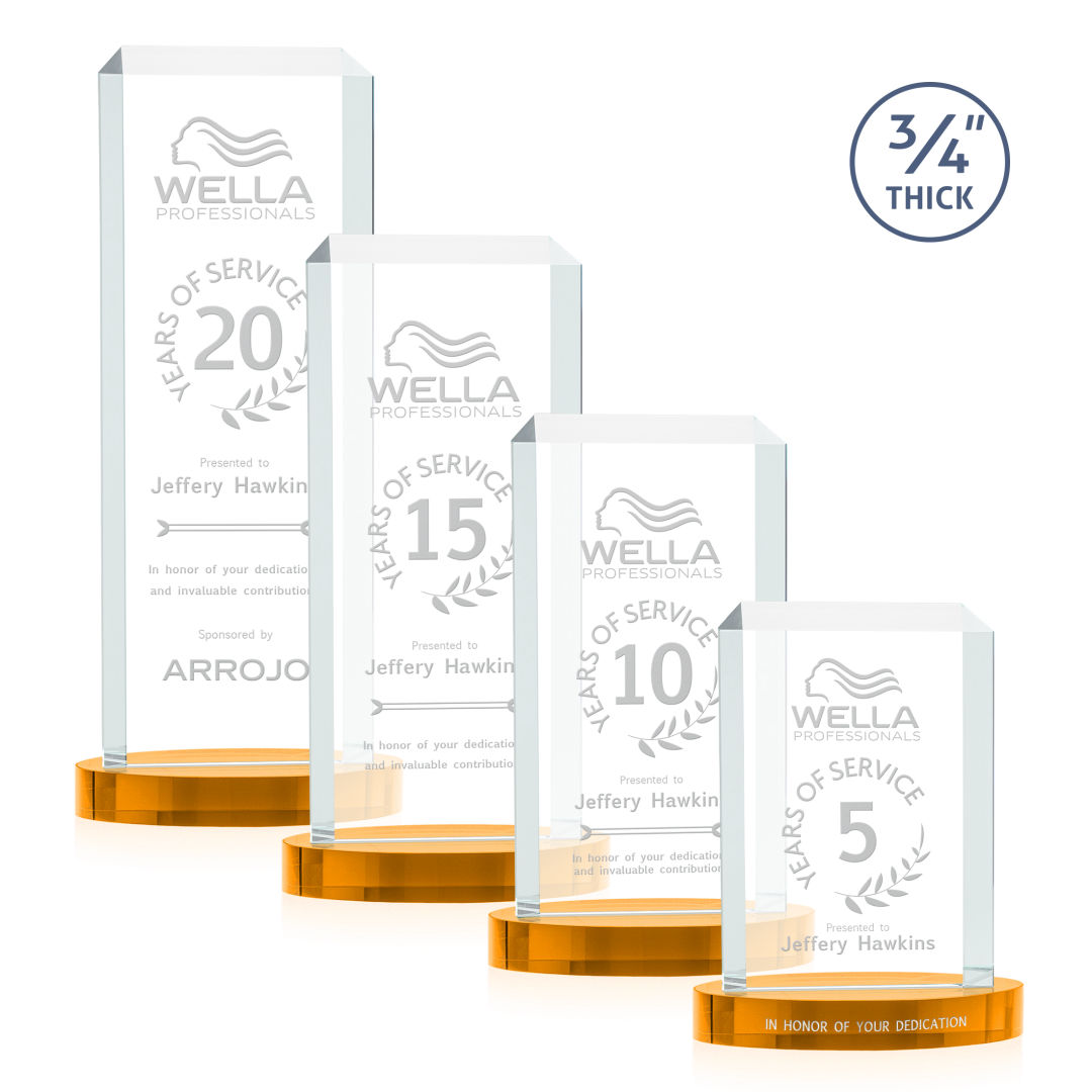 Dalton Award on Alberton Base - Amber 3