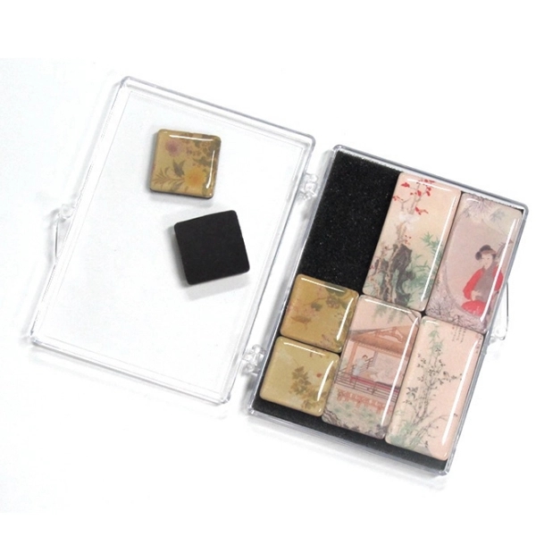 Best Glass Refrigerator Magnets Gift Set 6