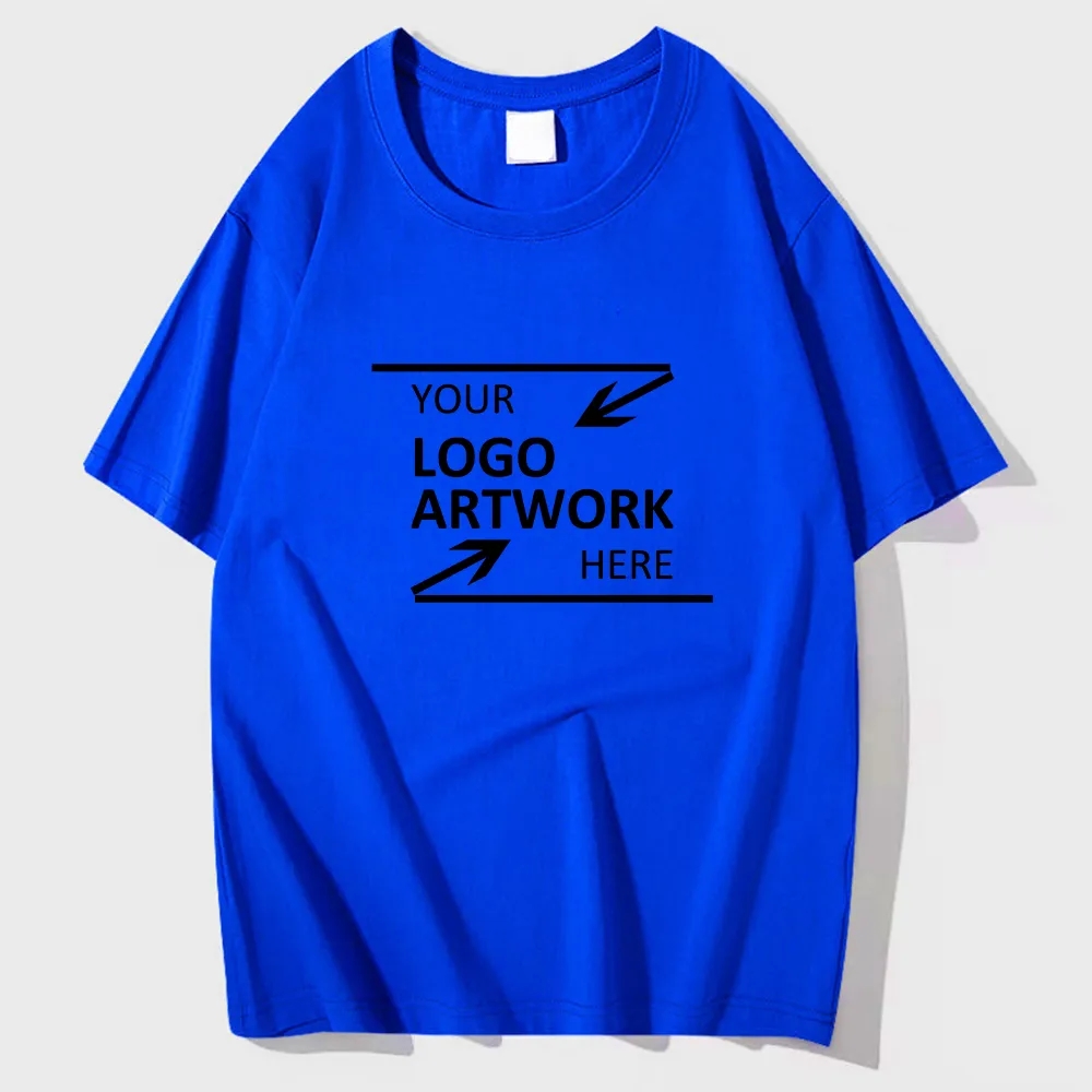 Custom 260gsm Heavyweight Cotton Tshirt Bulk Wholesale Blank Tee 4
