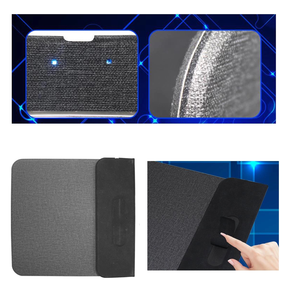 Fast Wireless Charger Mouse Pad Qi Certified 2