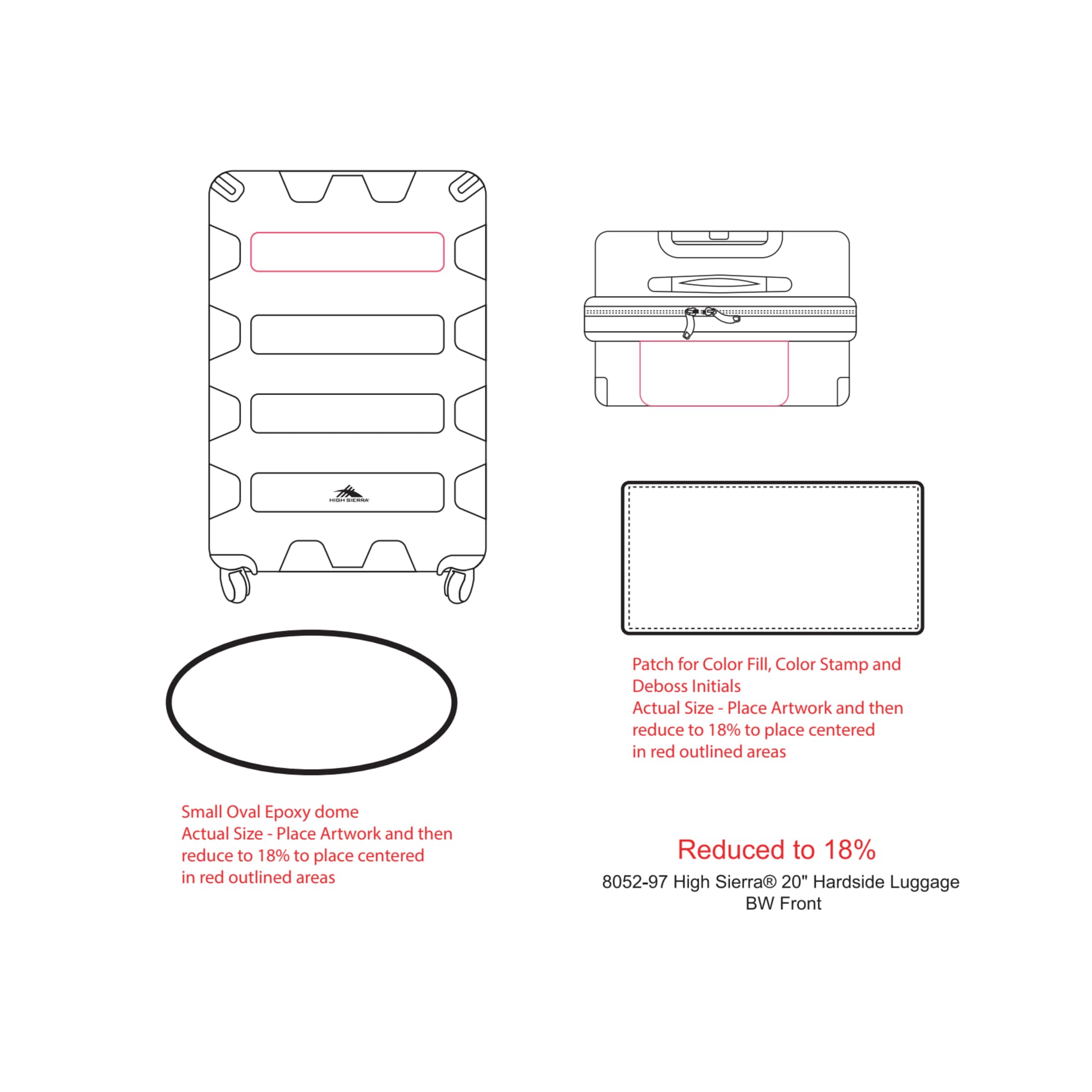 High Sierra® 20" Hardside Luggage 18
